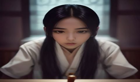 新闻发布会现场示意，聚光灯照射讲台，麦克风林立，记者闪光灯频闪，象征艳照门张柏芝事件当事人公开表态的高压现场
